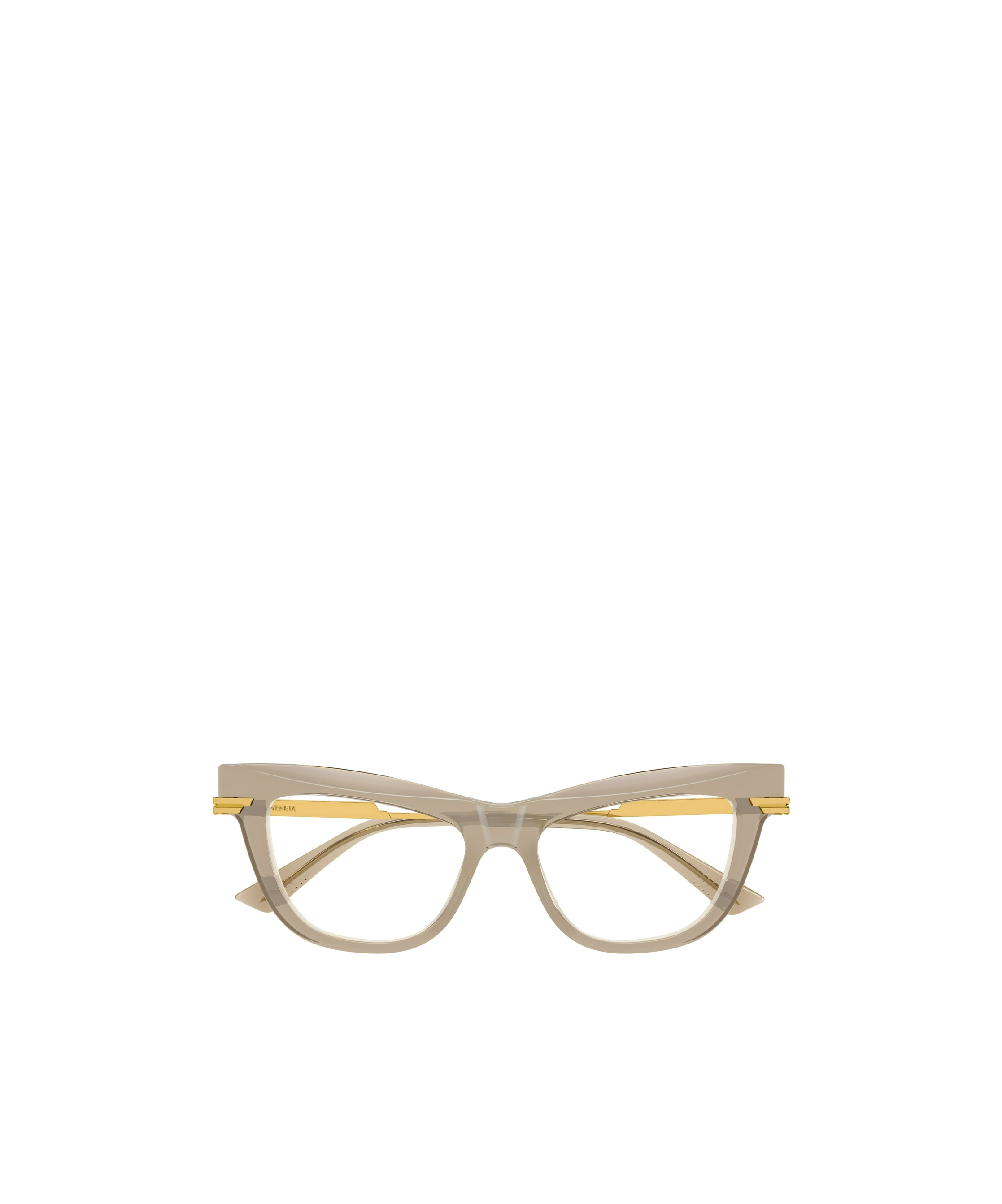 Bottega Veneta Cat-eye Frame Flat Mirror In Brown