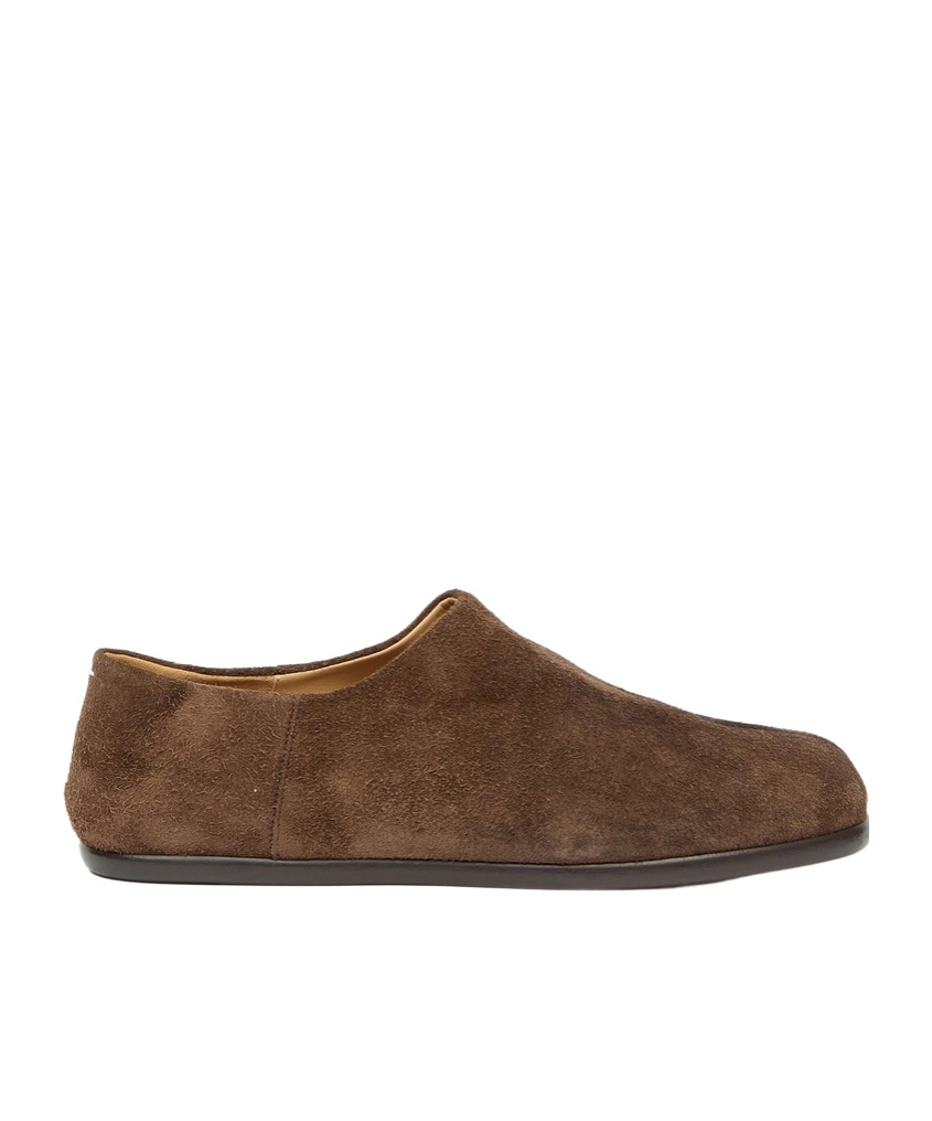 Maison Margiela Brown Tabi Babouche Loafers In Brown