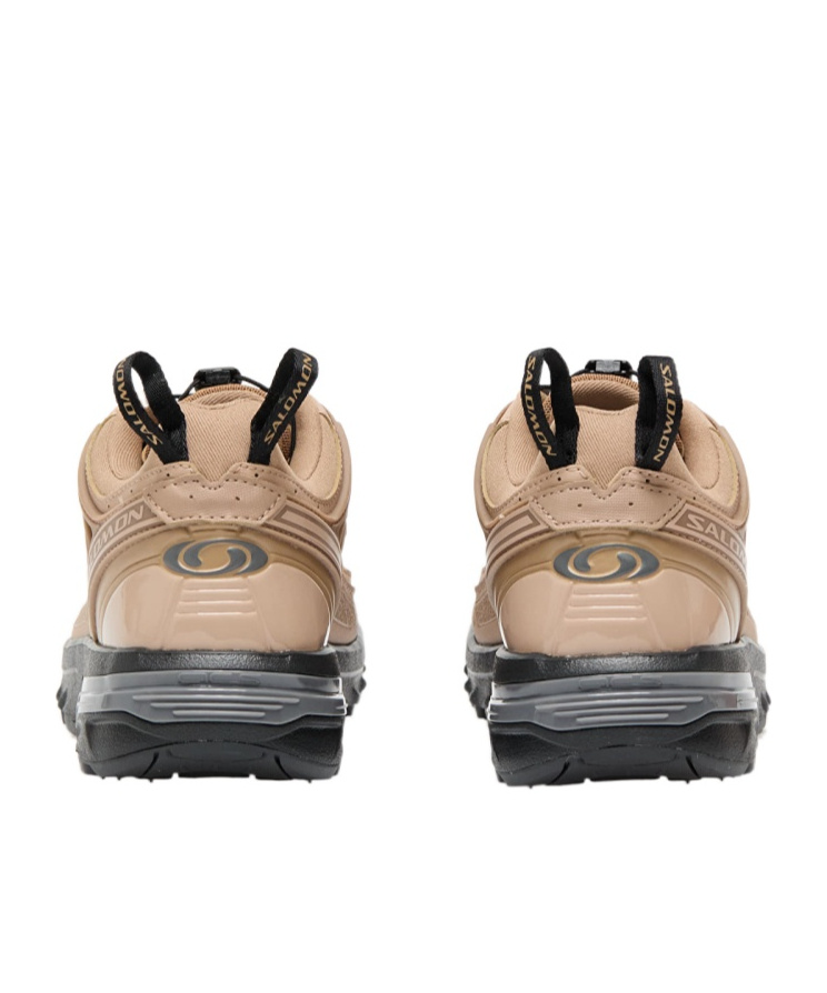 Salomon Mesh Slip-on Sneakers Rubber Sole In Nude