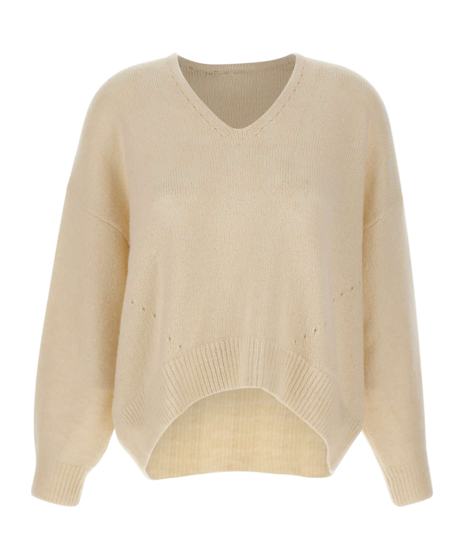Hugo Boss Long-sleeved Sweater In Neutral