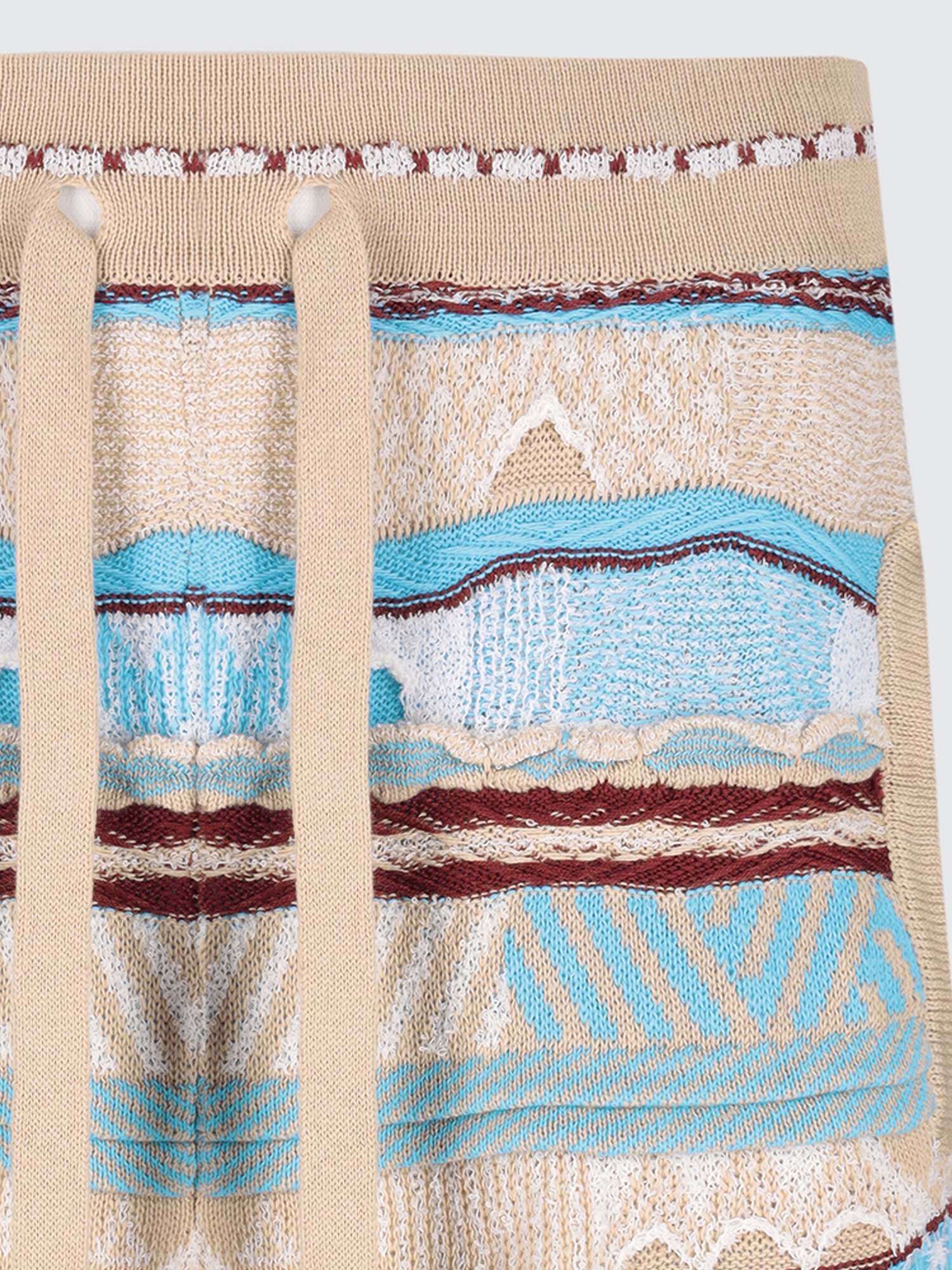 Laneus Knitted Bermuda Shorts In Nude