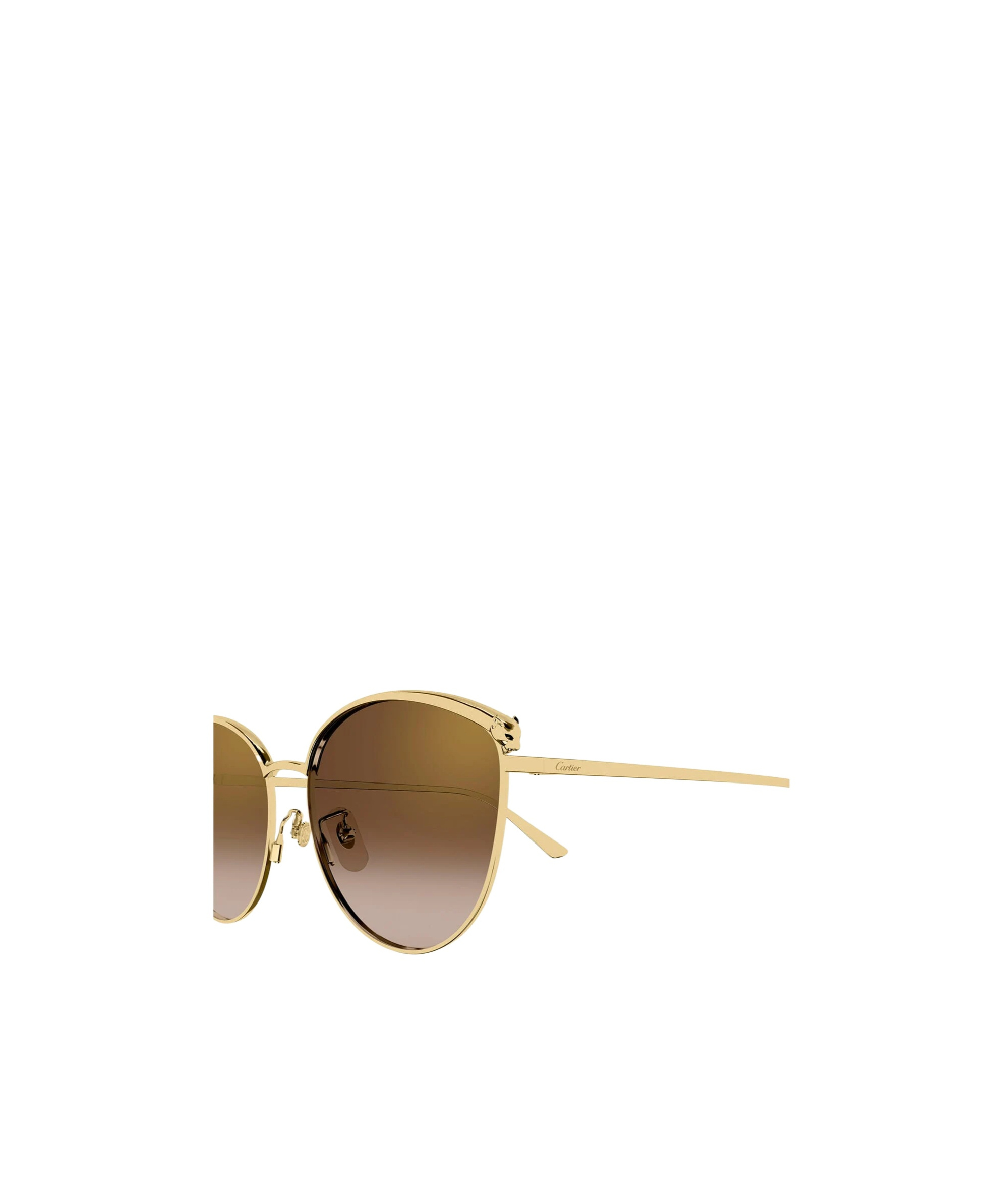 Cartier Full Frame Sunglasses In Gold