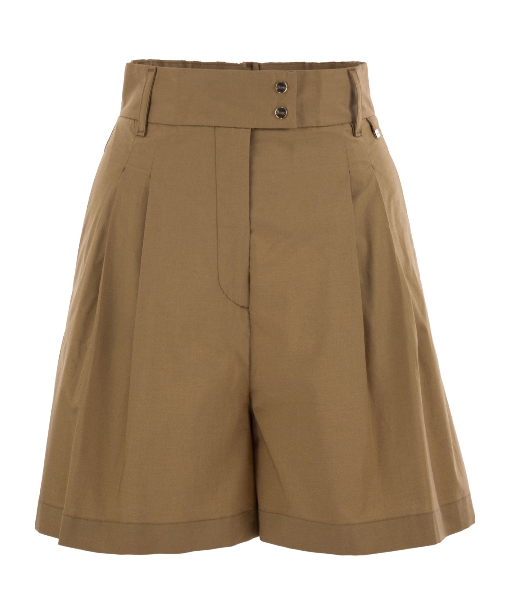 Herno Women Stretch Cotton Bermuda Shorts
