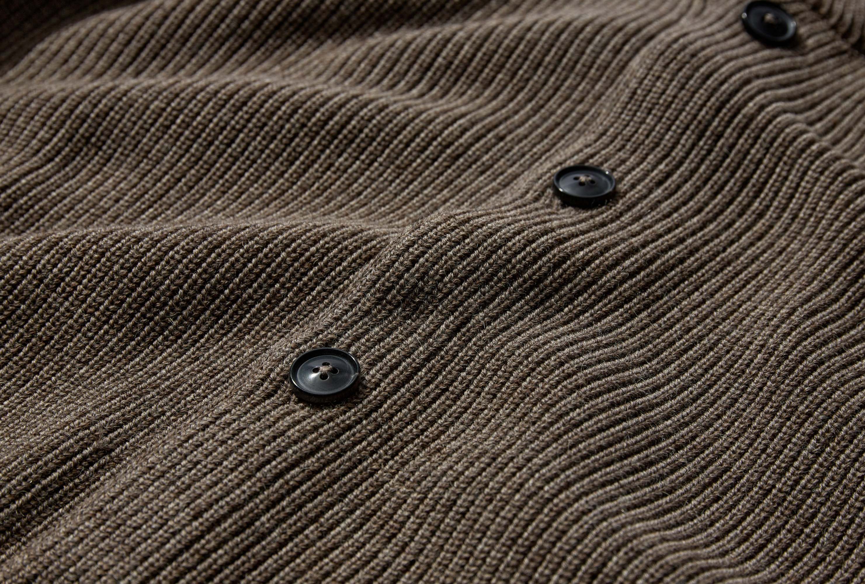 Andersen-andersen Crew Neck Long Sleeve Sweater In Brown