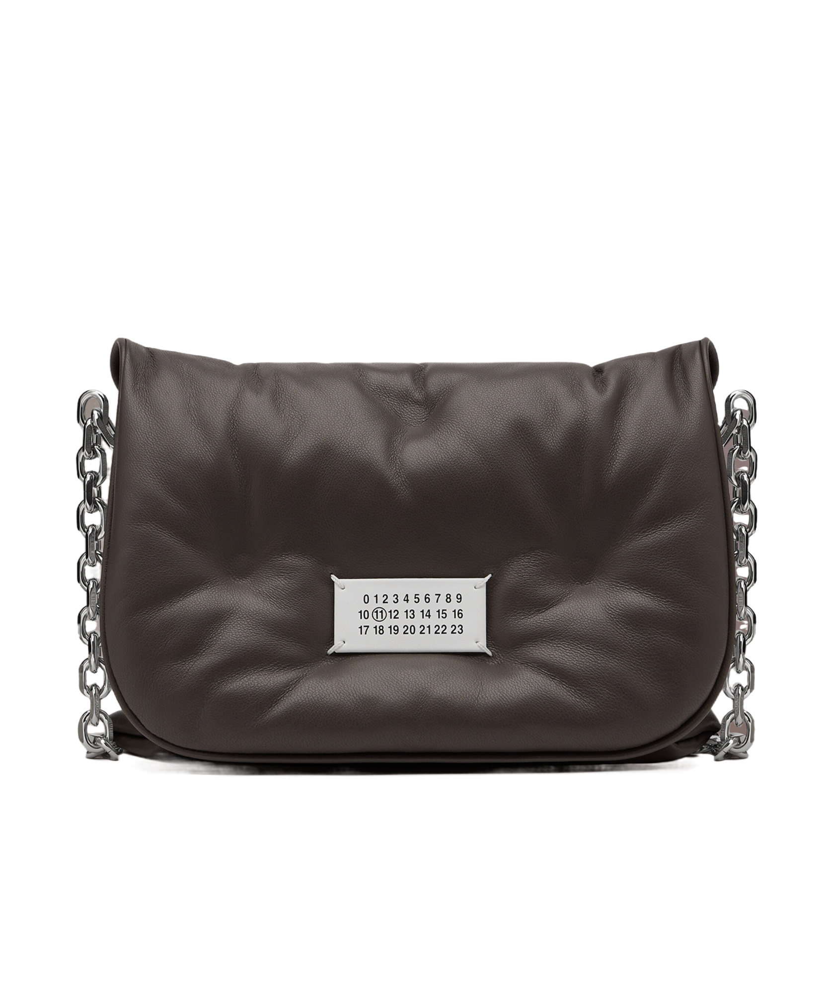 Maison Margiela Glam Slam Quilted Messenger Bag In Black