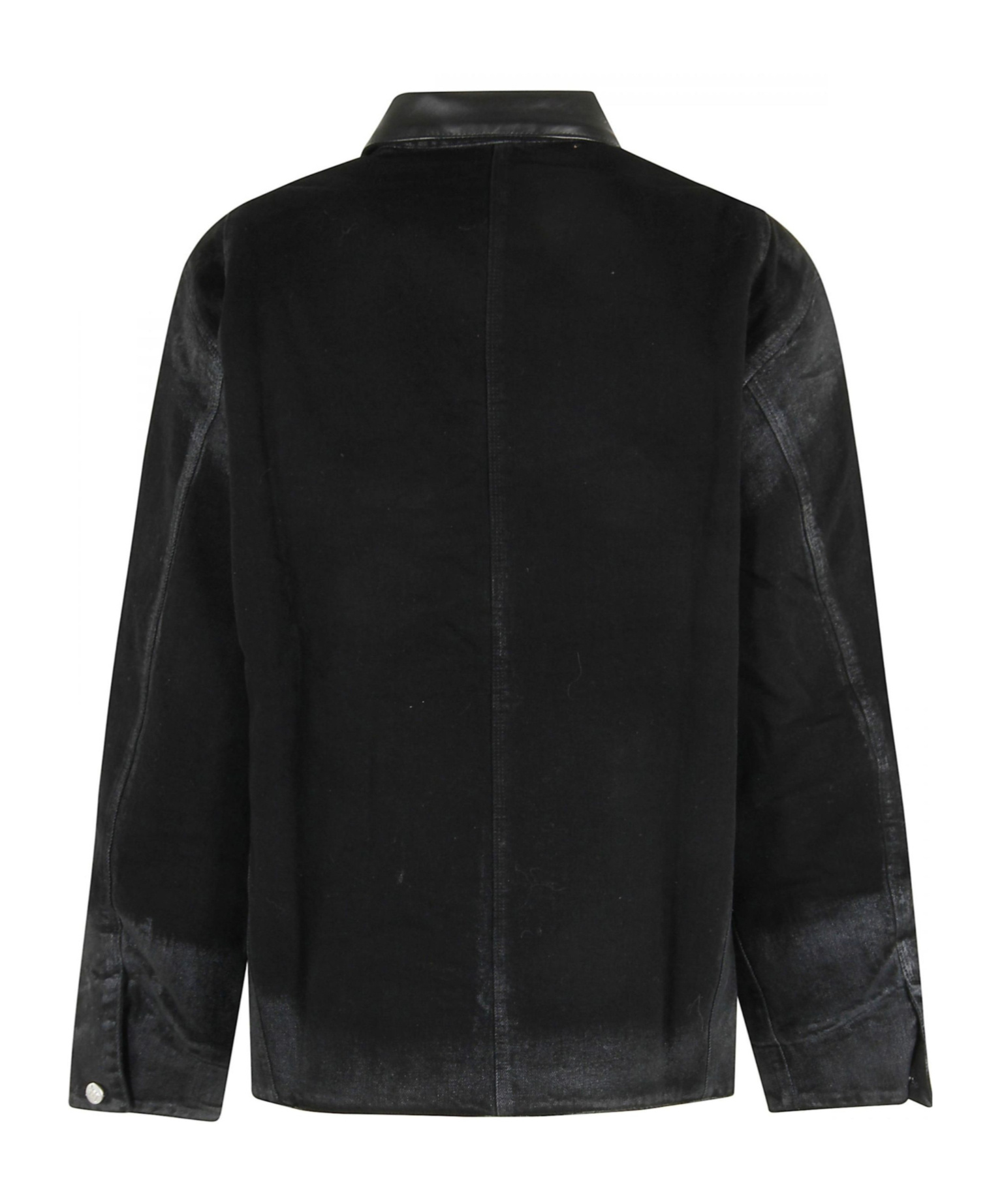 Misbhv Marfa Twill Work Jacket In Black