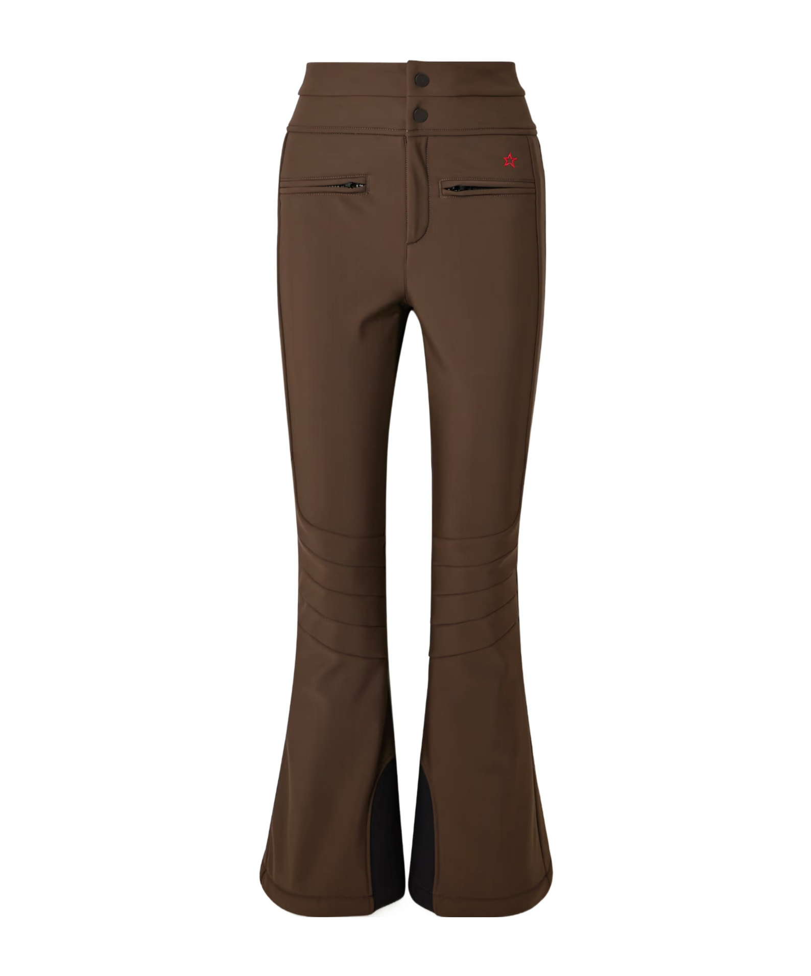 Perfect Moment Aurora Embroidered Bootcut Ski Pants In Green