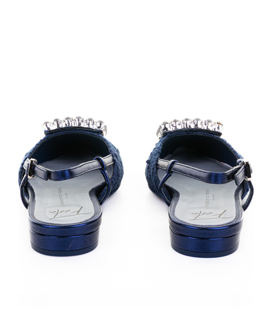 ROBERTO FESTA SLINGBACK FLAT SANDALS