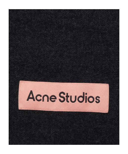 Shop Acne Studios Mélange Scarf In Black