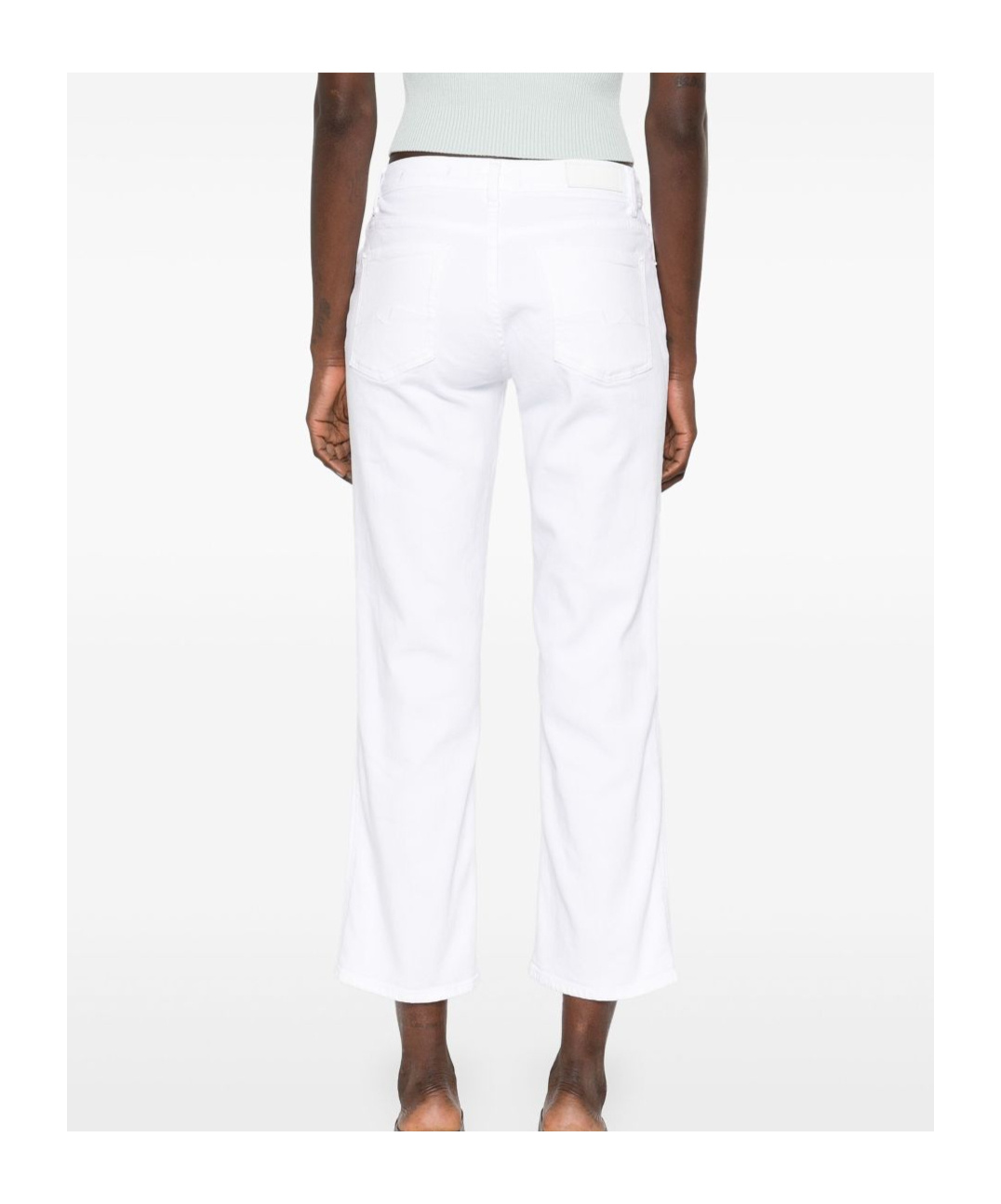 Blue Seven Belt-loop Jeans In White