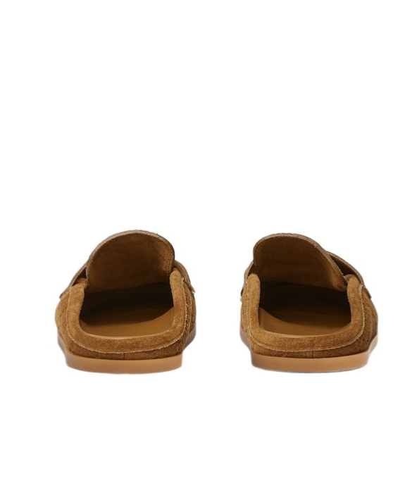 Gucci Double G Muller Shoes In Brown