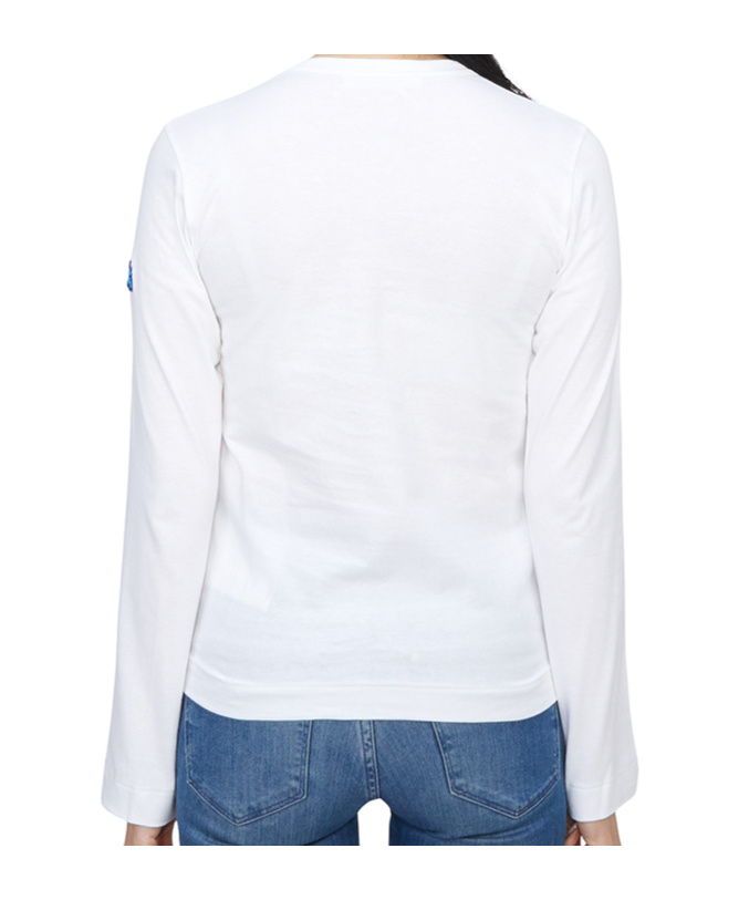 COMME DES GARÇONS LOGO-PATCH LONG-SLEEVE T-SHIRT 