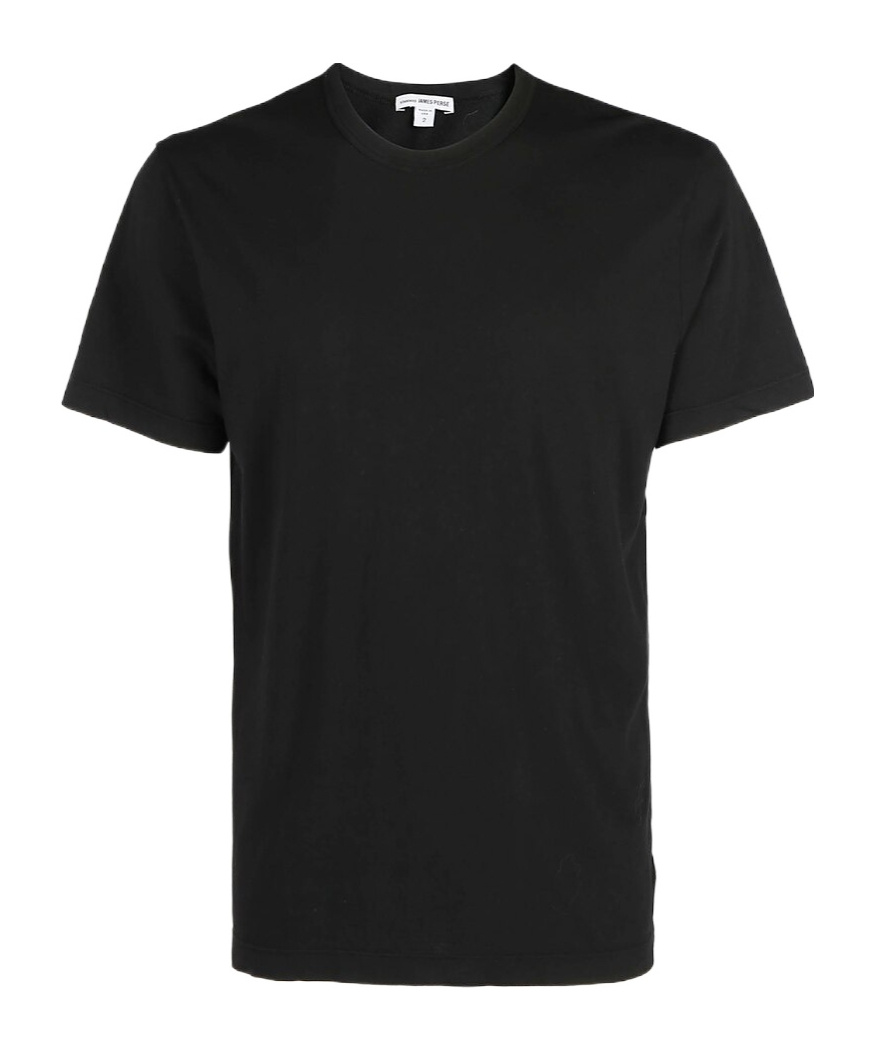 Shop James Perse Short-sleeve Cotton T-shirt In Black
