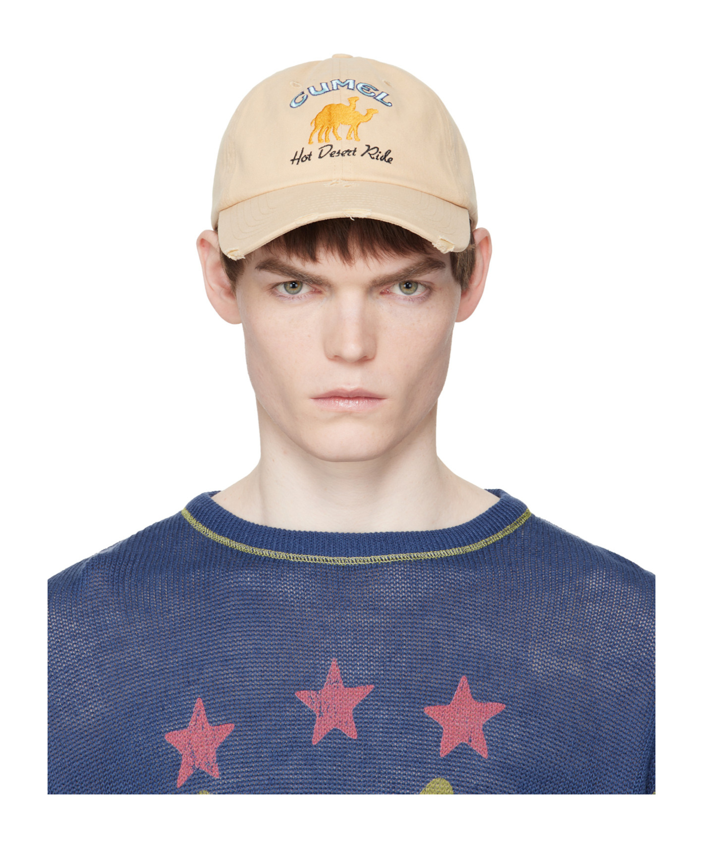 Carne Bollente Embroidered Baseball Cap In Blue