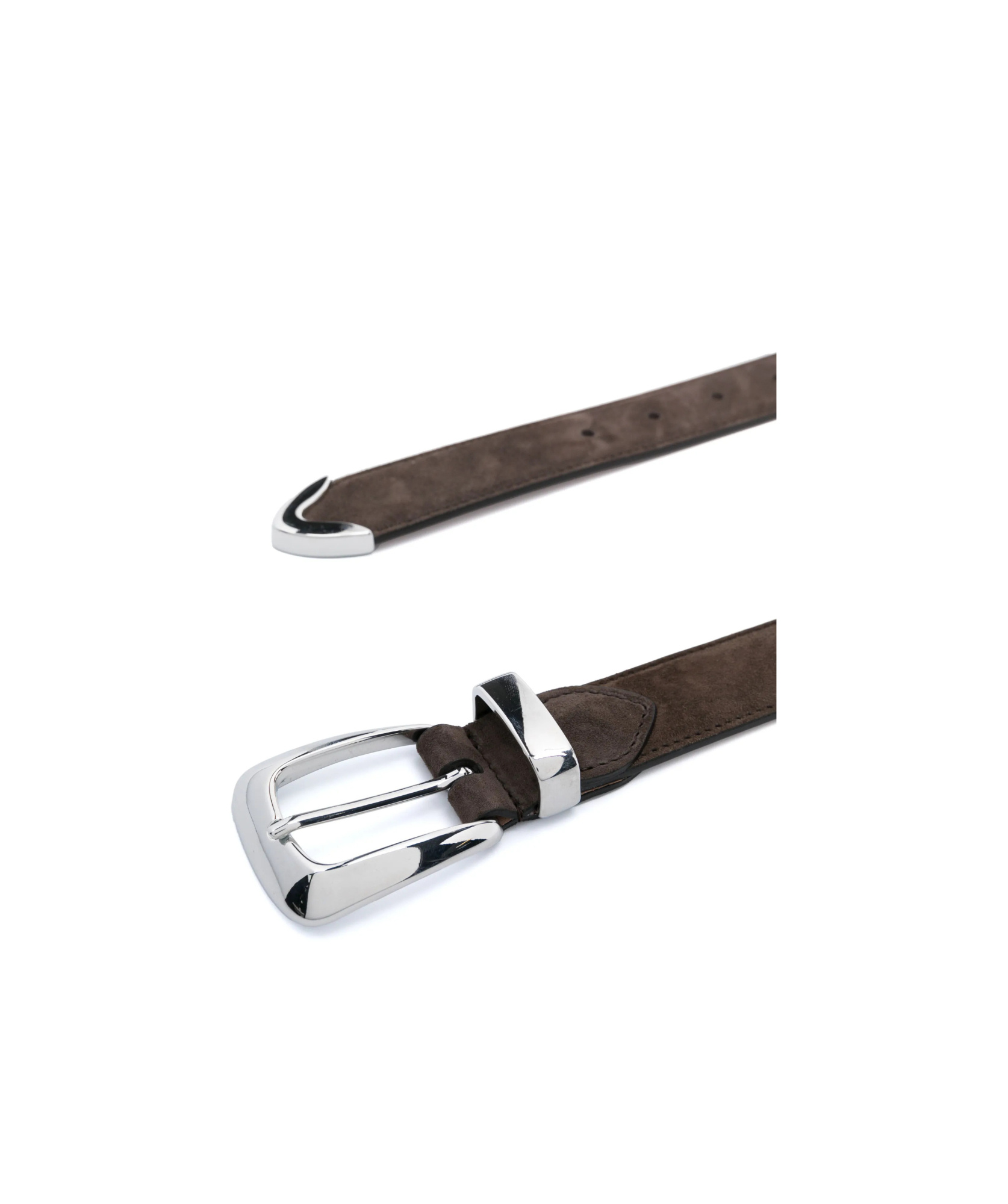 Khaite Buckle Belt In Brown