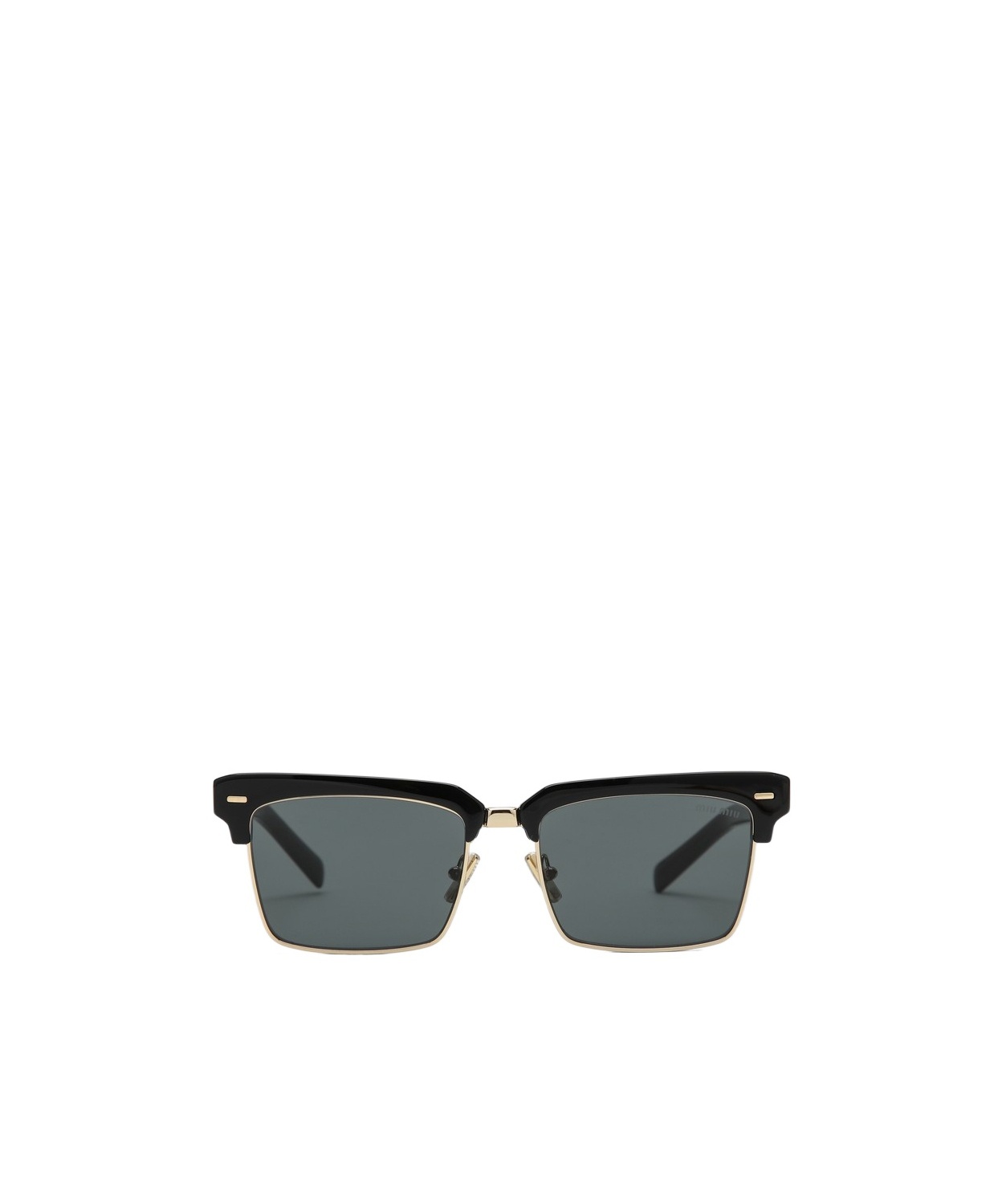 Miu Miu Runway Black Sunglasses In Black