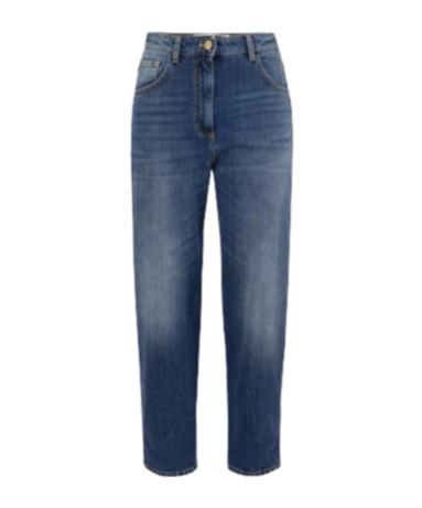 ELISABETTA FRANCHI CROPPED BOYFRIEND JEANS 