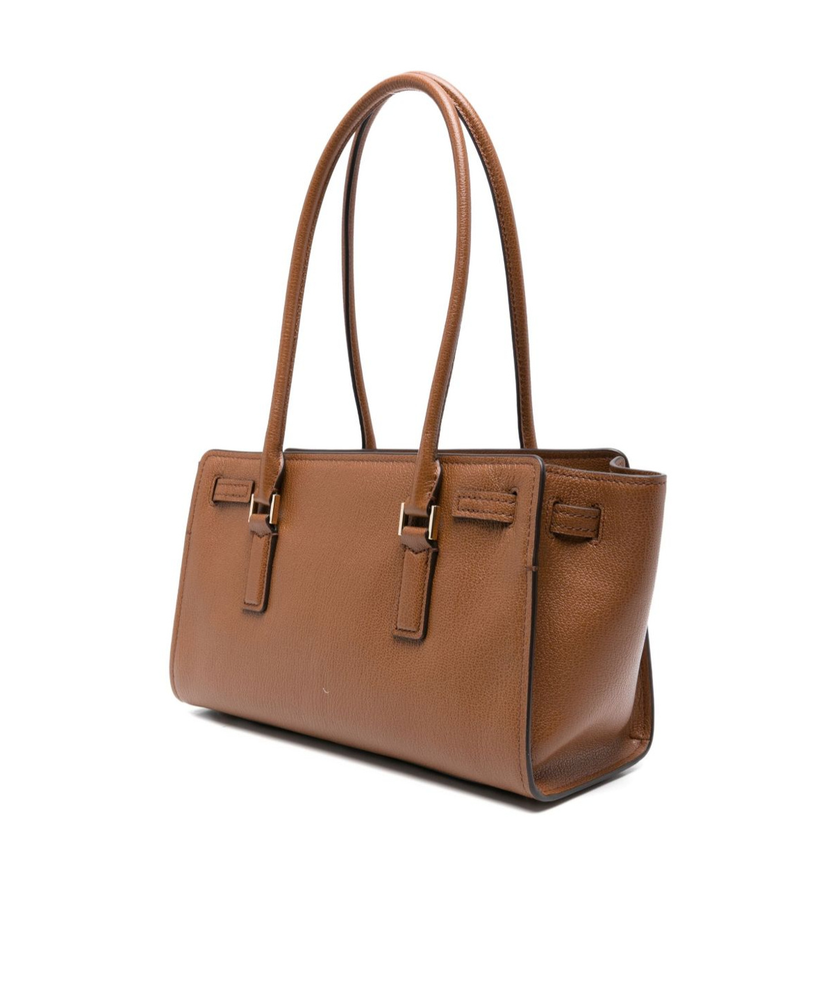 Michael Michael Kors Top-handle Leather Shoulder Bag In Brown