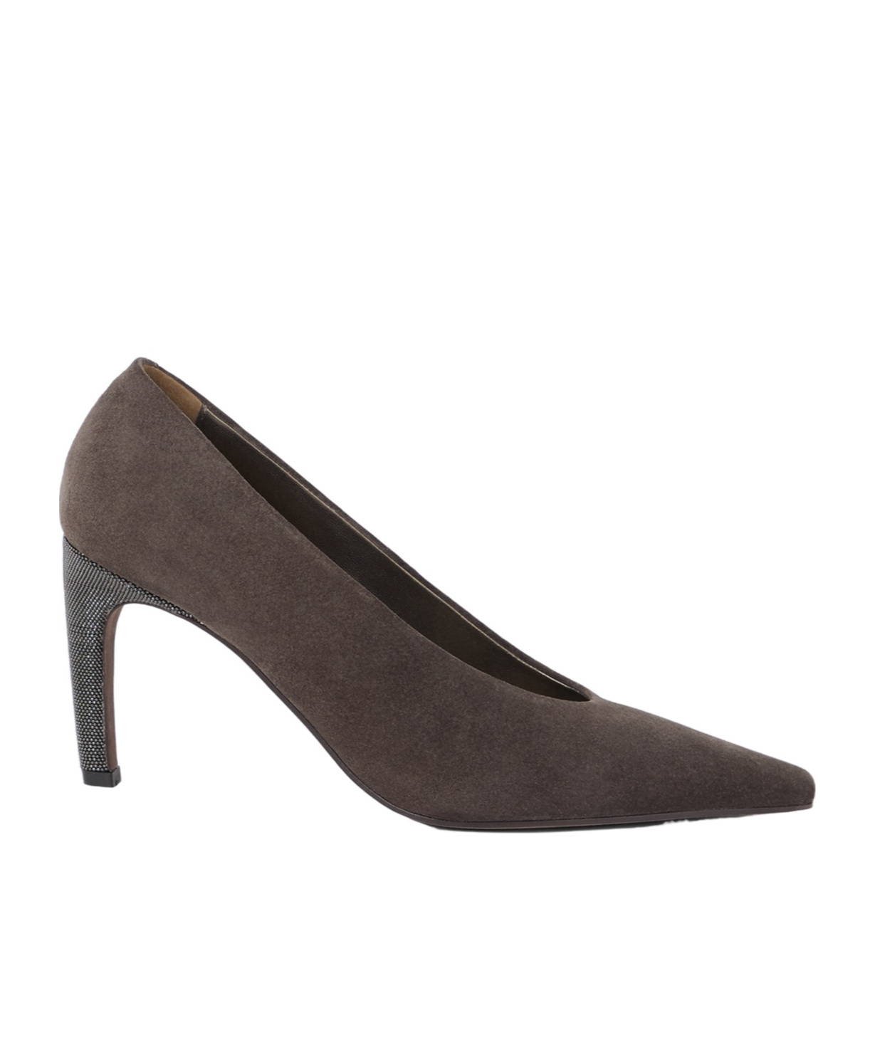 Brunello Cucinelli Suede High Heels
