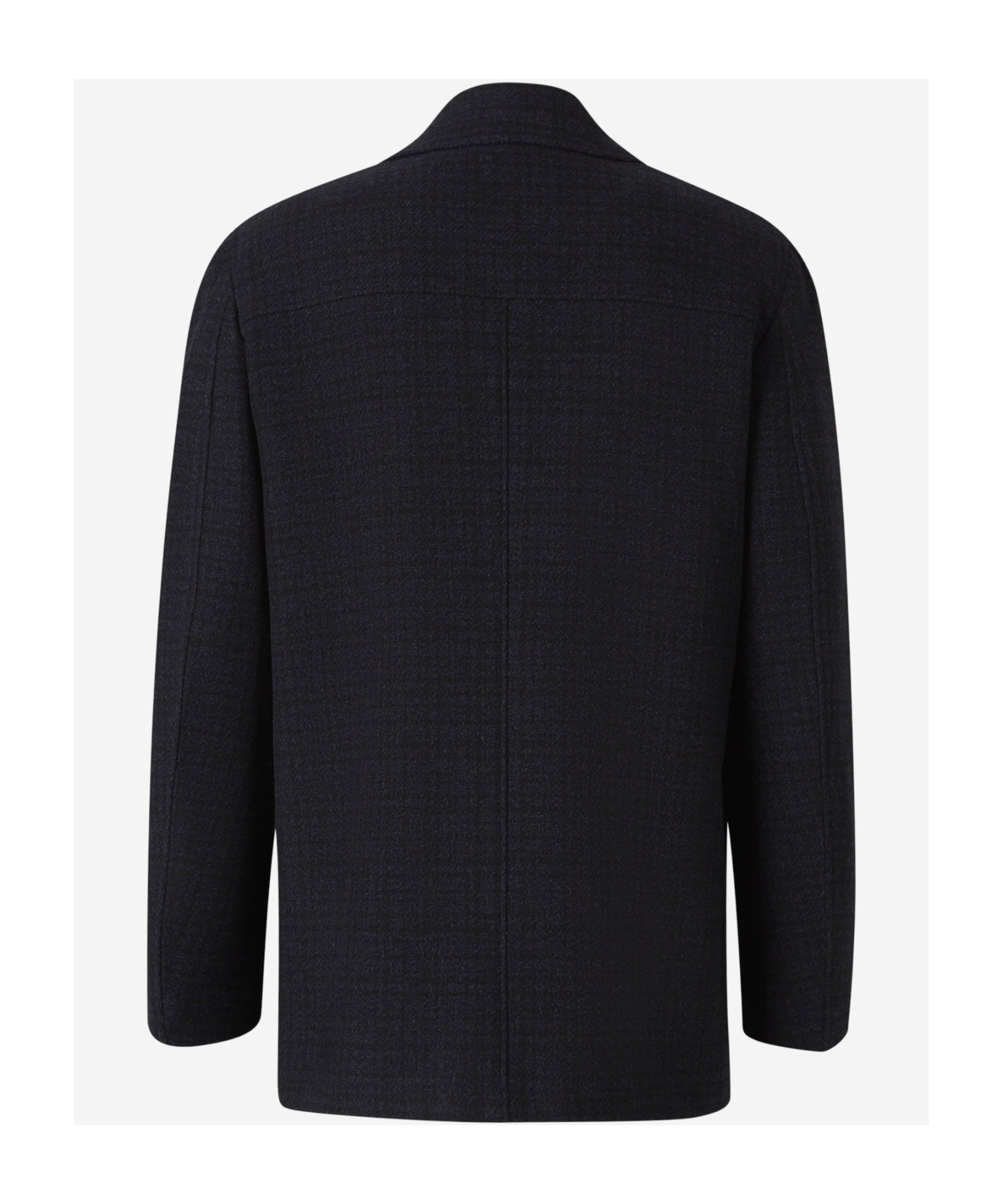 Canali Checked Blazer In Black