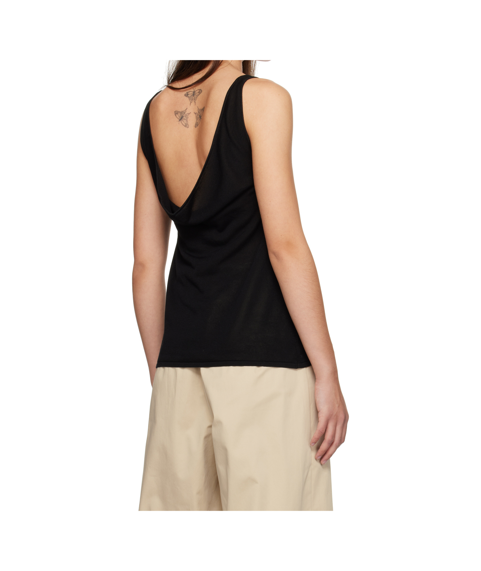 St Agni Drape Neck Vest