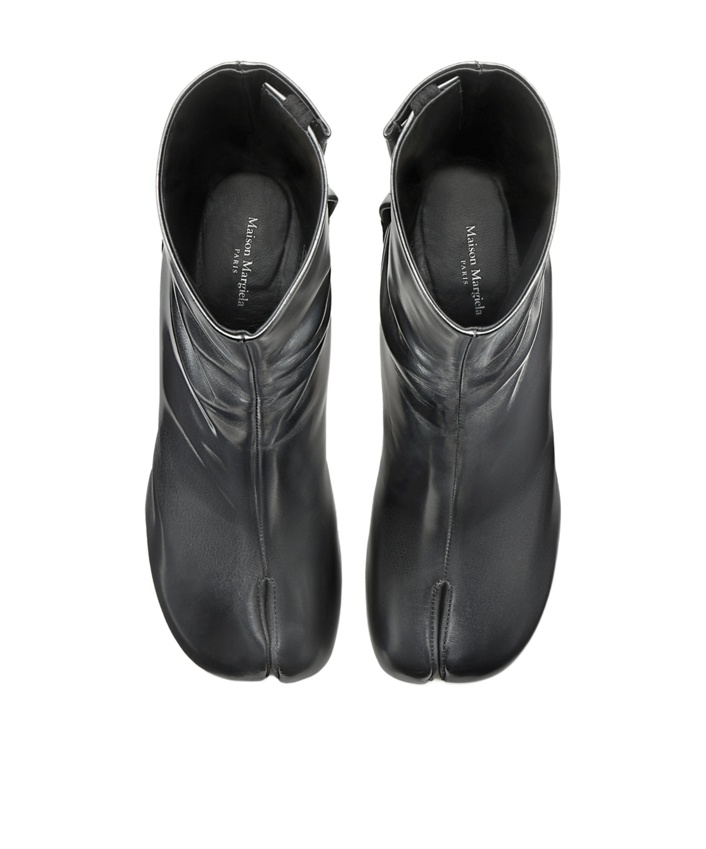 Maison Margiela Tabi Ankle Boots In Black
