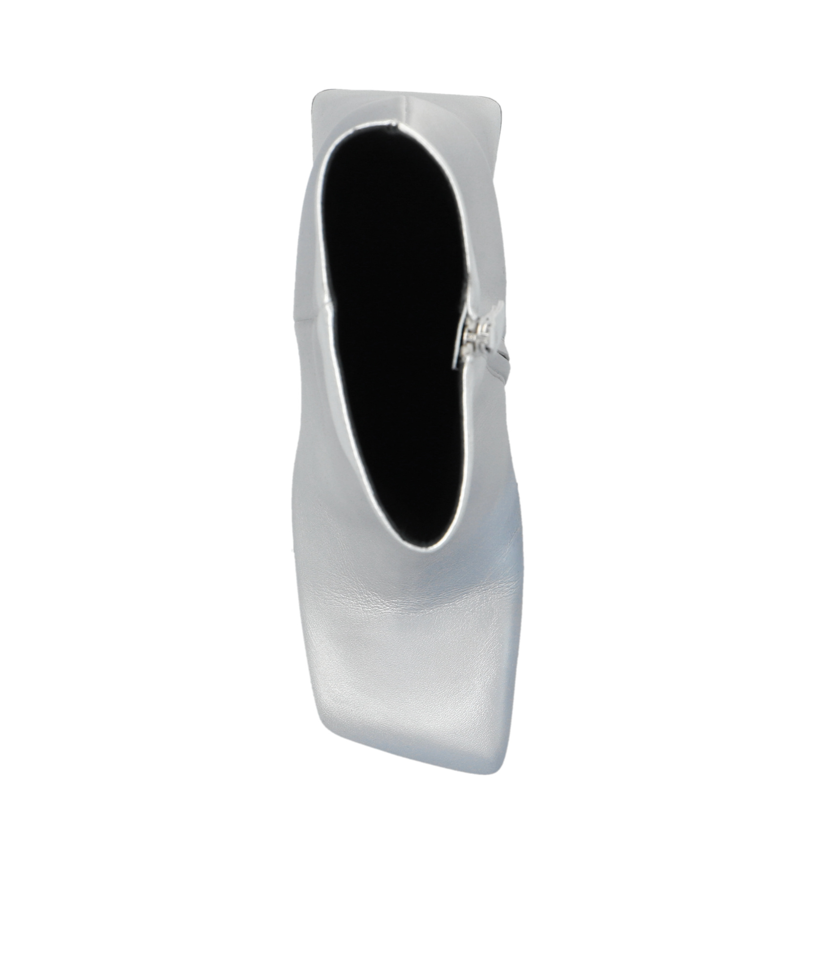 Vic Matie Leather Boots In Gray