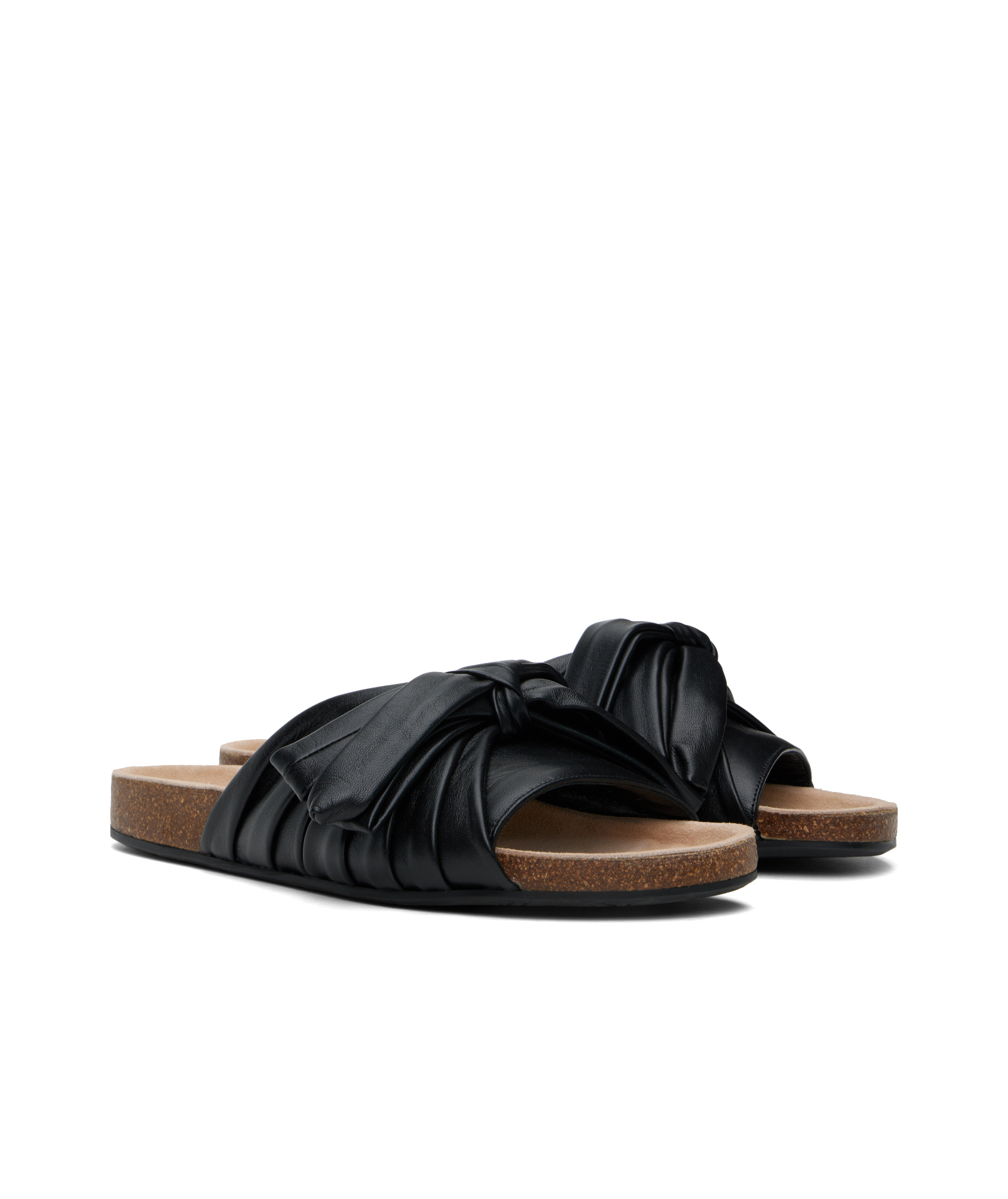 Jw Anderson Open-toe Slippers In Black
