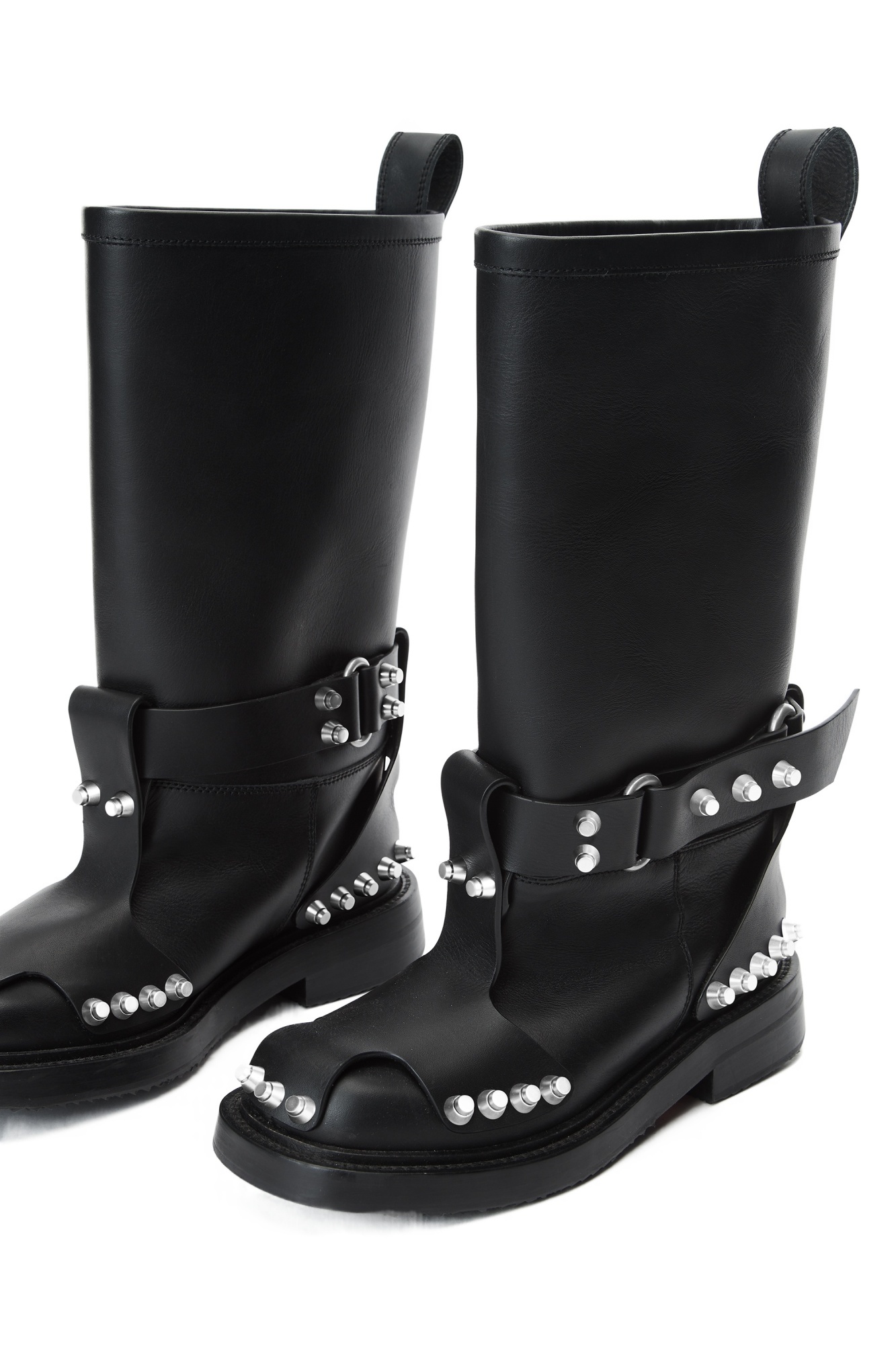 Alexander Wang Dixon Buckle Boot In Leather In Black