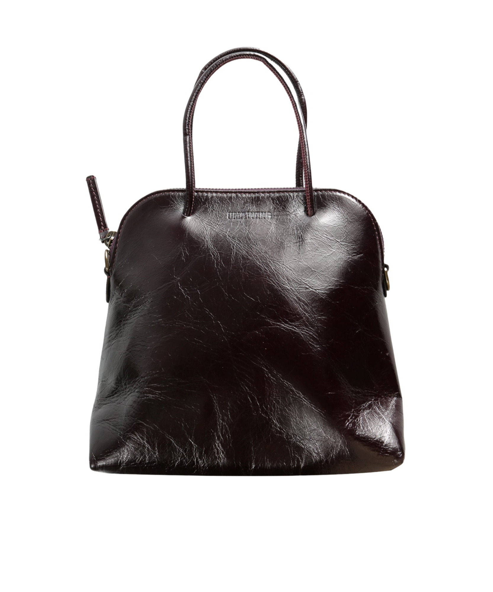 Uma Wang Double Handle Shoulder Bag In Brown