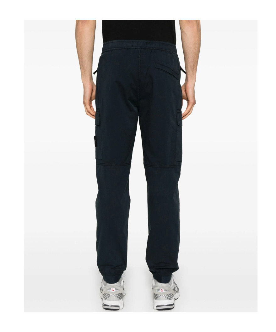 Stone Island Utility Cargo Trousers Stretch In Blue
