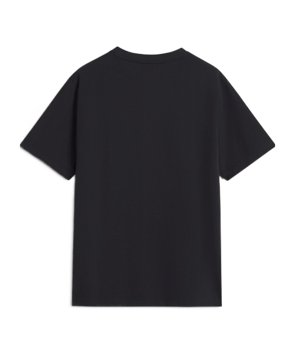 Maison Kitsuné Double Fox Patch Cotton Jersey T-shirt In Black