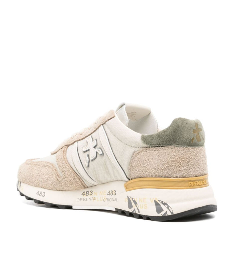 Premiata Lander Sneakers In Nude