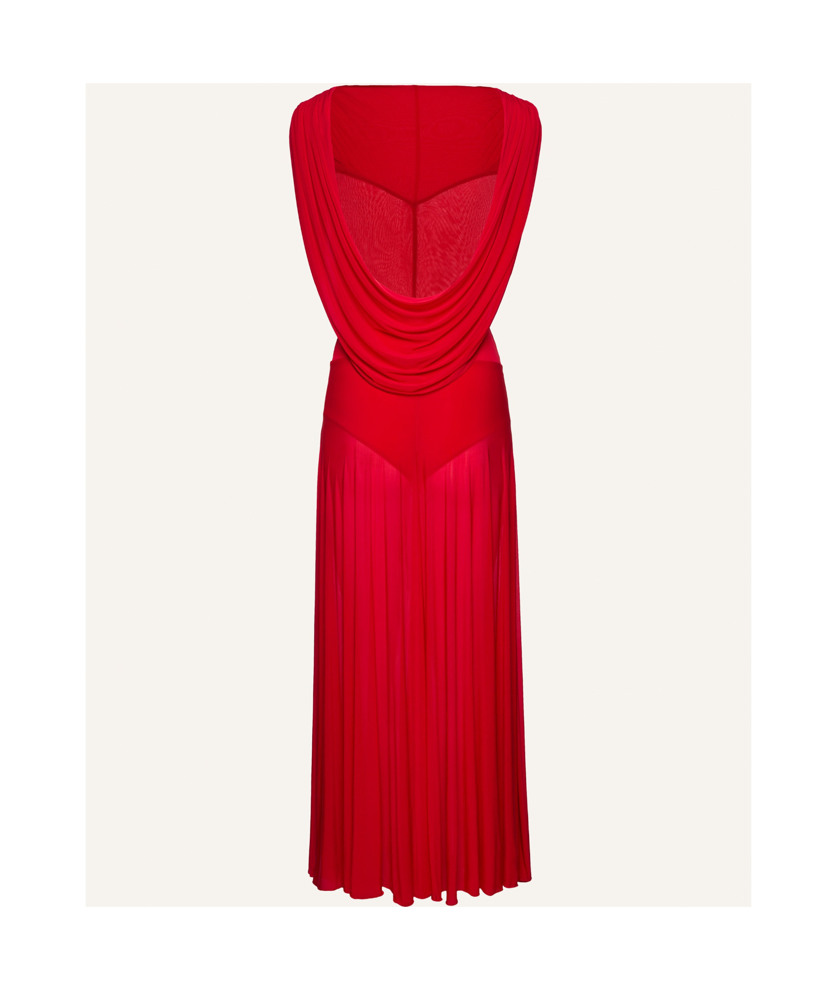 Magda Butrym Dress 11 In Red Polyamide Polyester In Red