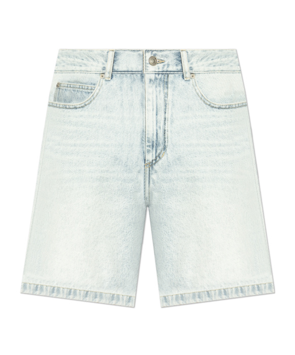 Isabel Marant Blue Jeffry Shorts In White