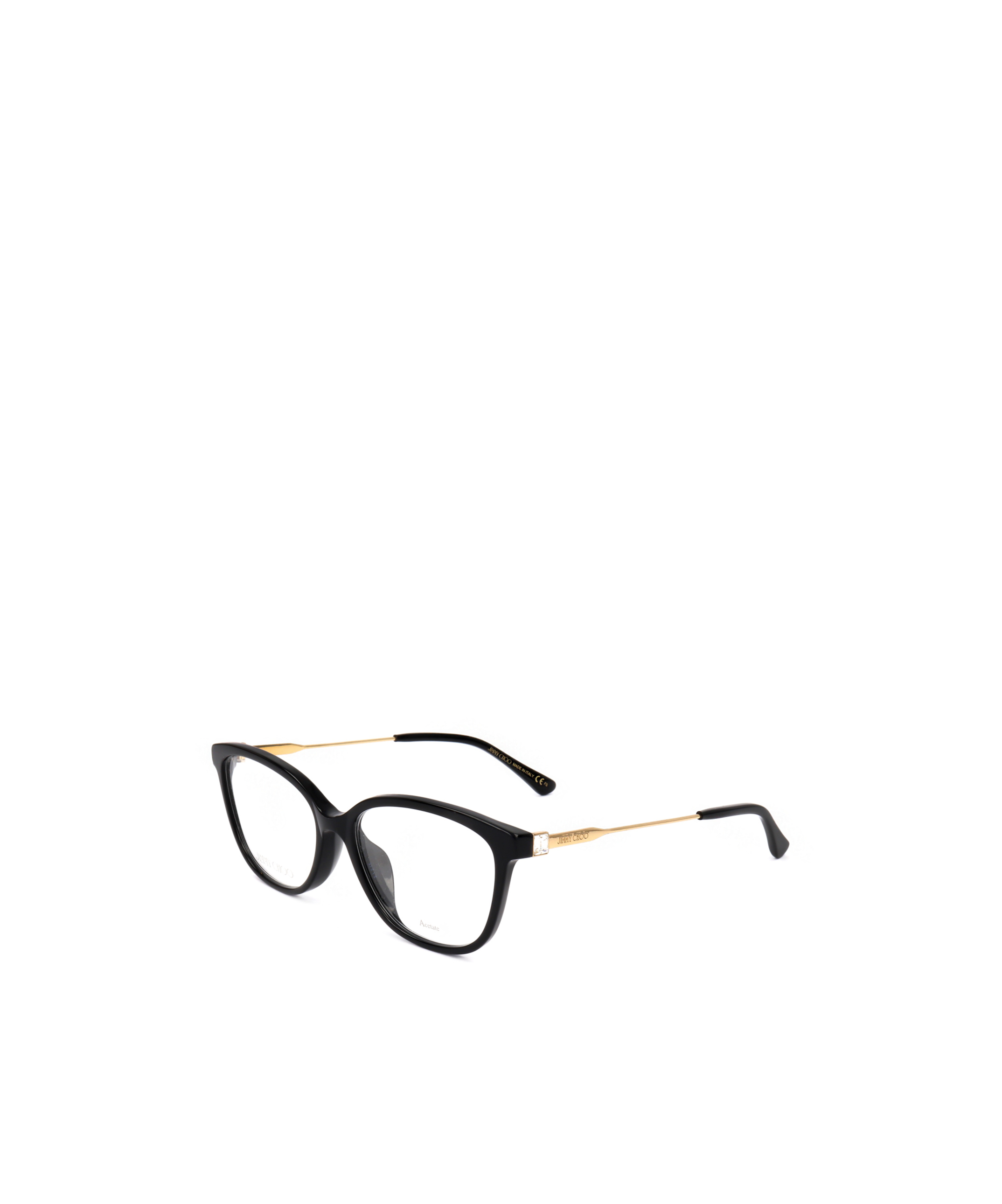 Jimmy Choo Eyewear Rectangle Frame Glasses In White