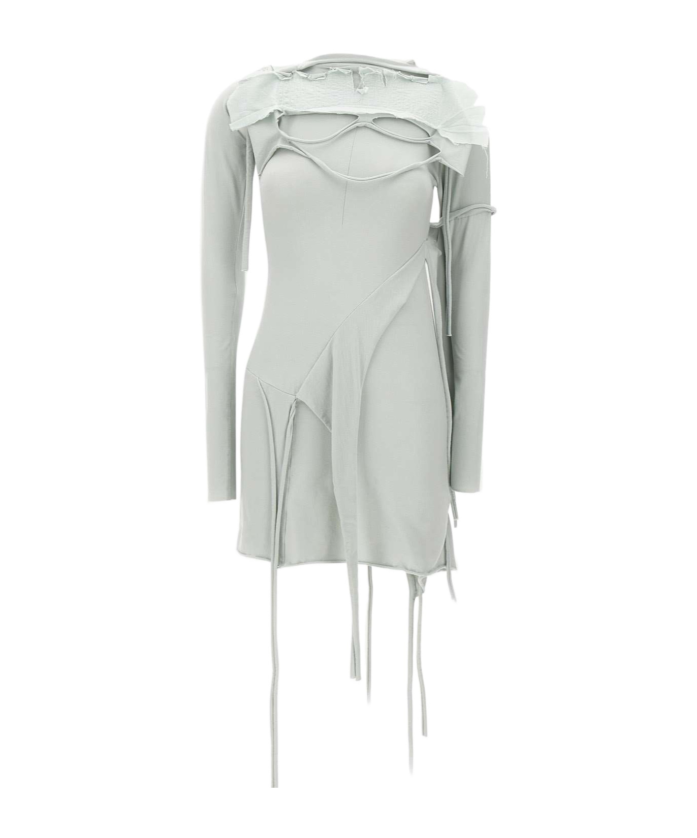Ottolinger Long-sleeved Dress In White