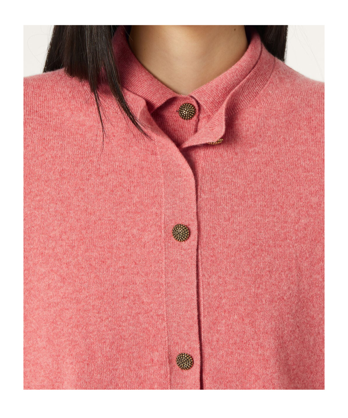 Loro Piana Long-sleeved Knitted Cardigan In Red