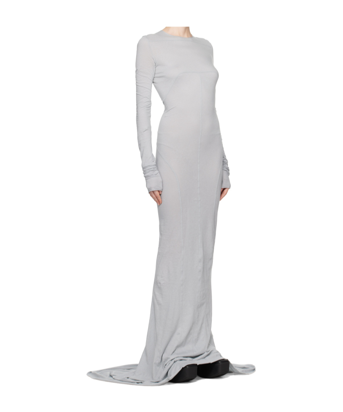 Rick Owens Edfu Gown In Gray