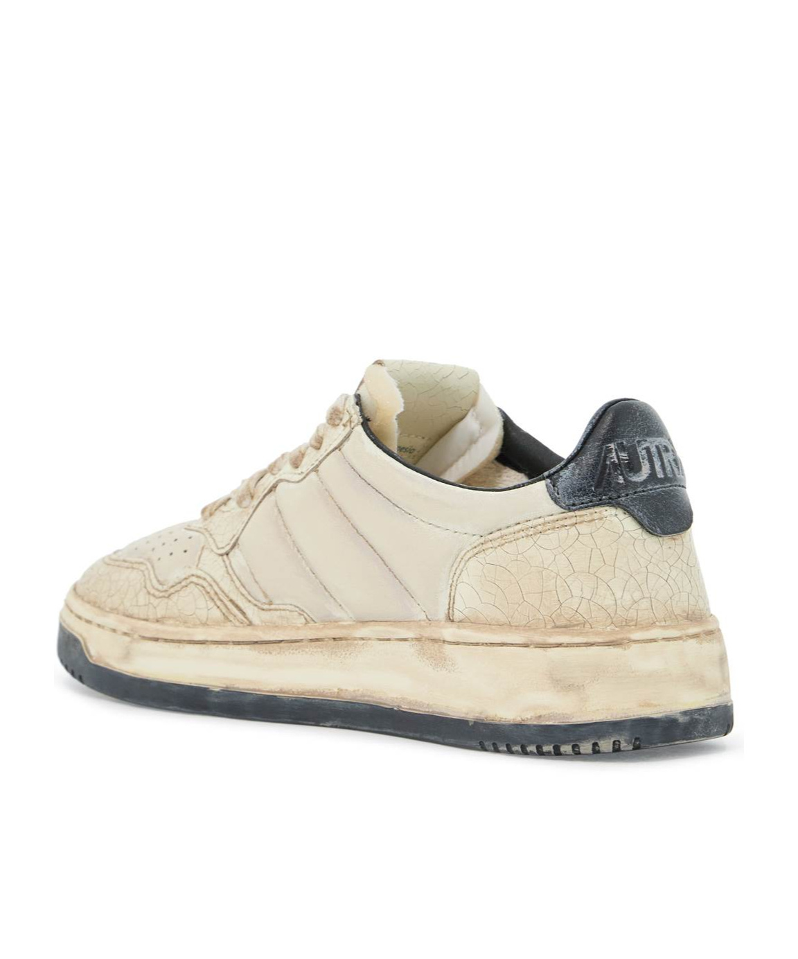 Autry Medalist Leather Low-top Sneakers In Nude