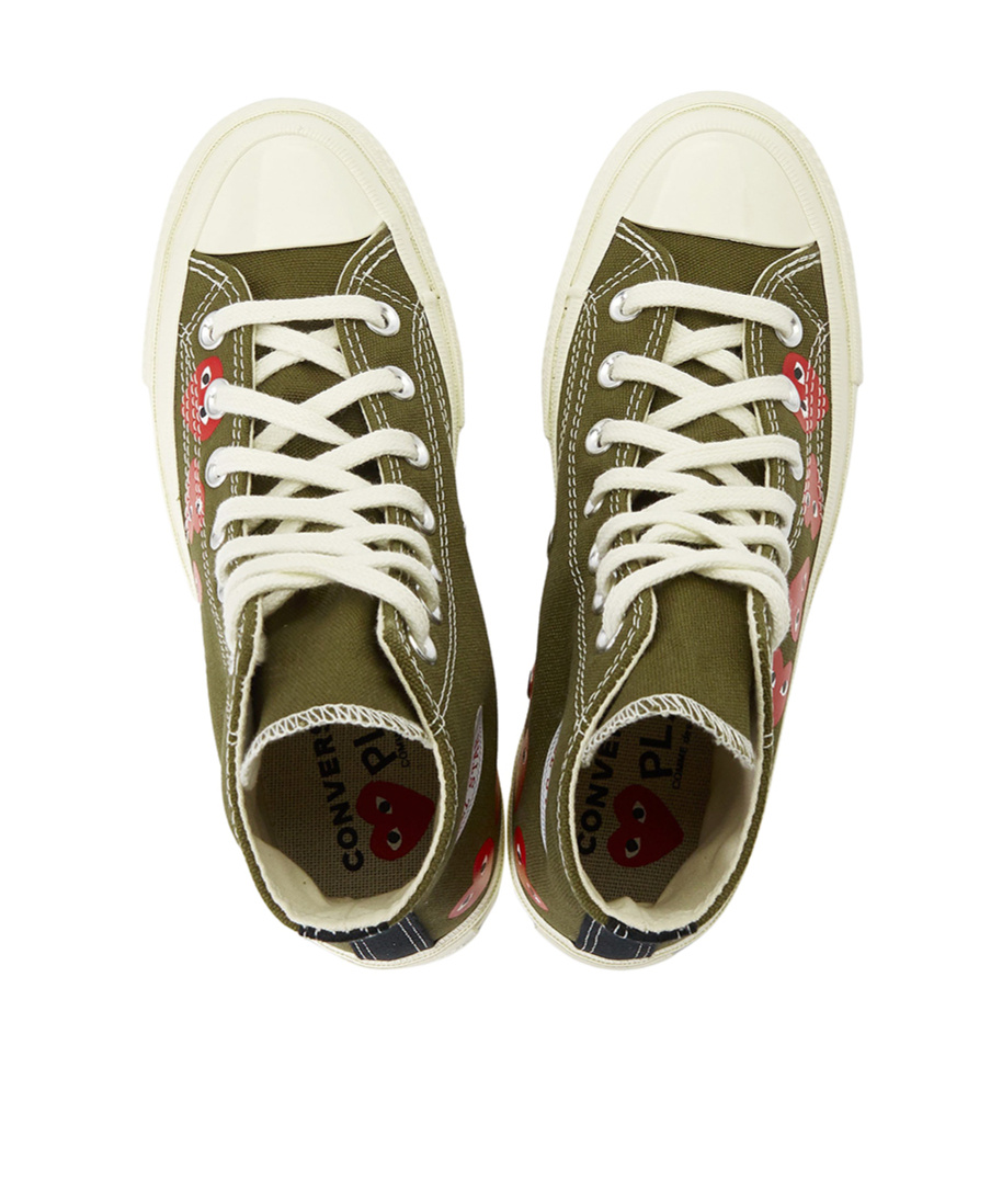 Comme Des Garçons Lace-up High-top Sneakers