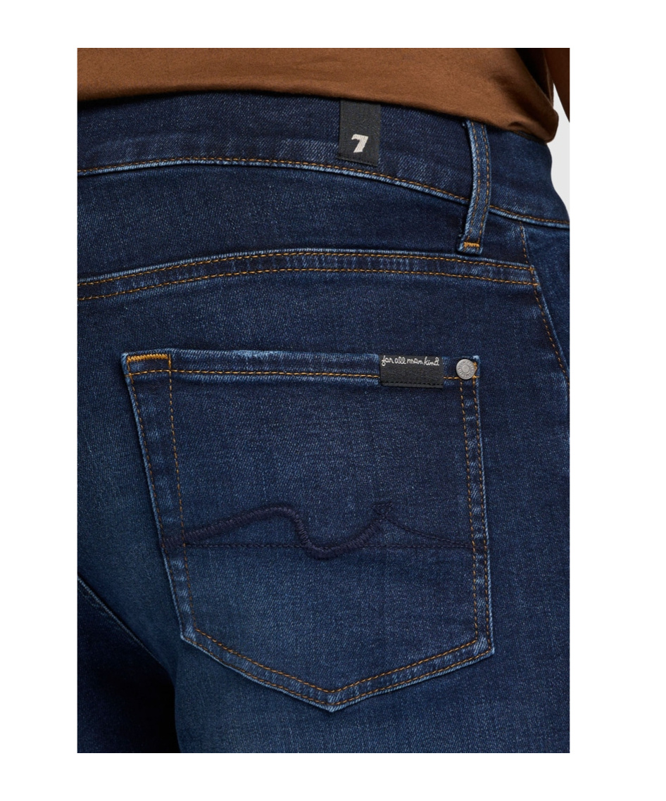 7 FOR ALL MANKIND MID-WAIST DENIM PANTS