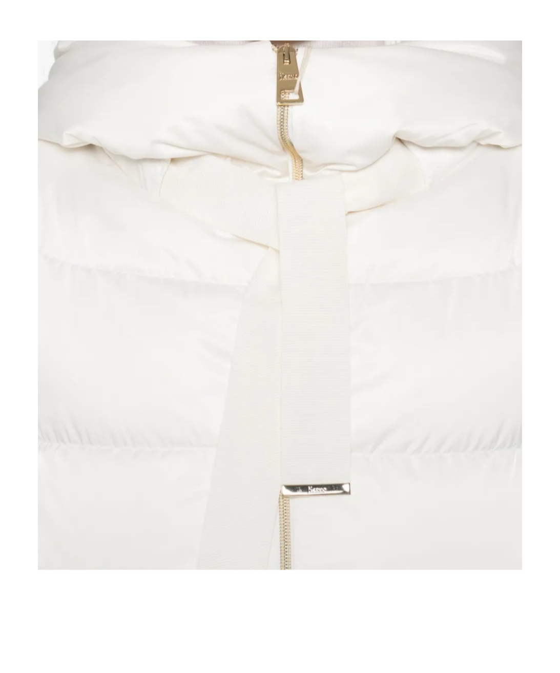 Herno Hooded Puffer Jacket In White