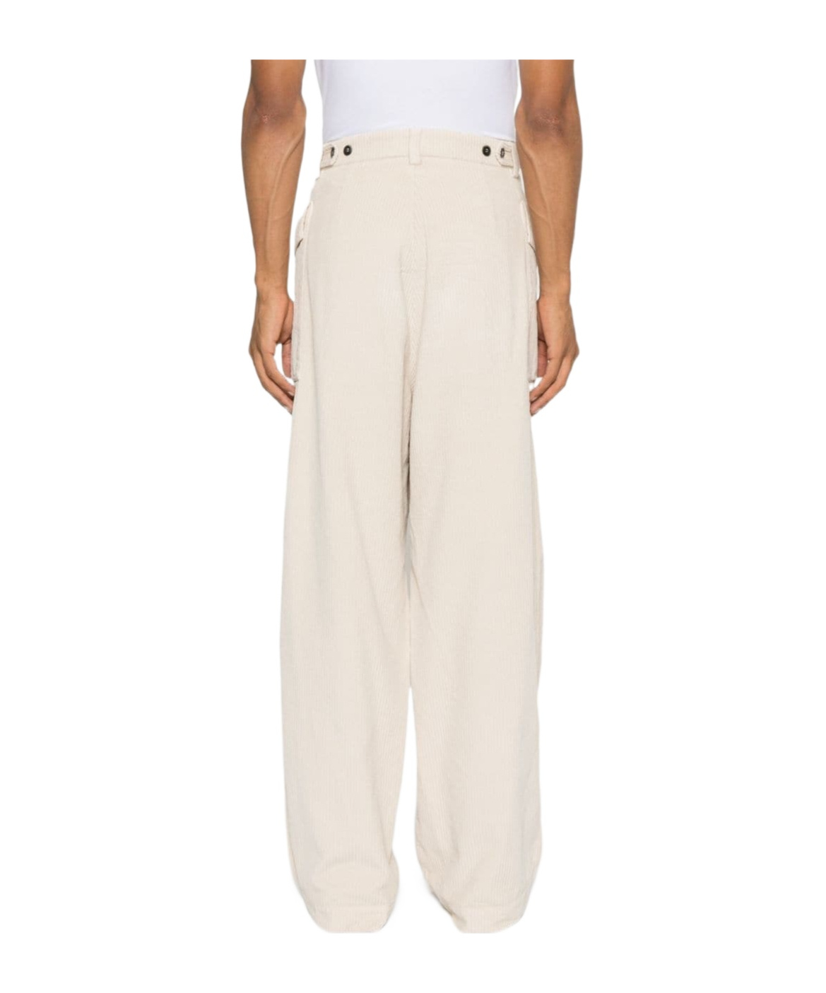Shop Barena Venezia Caorloto Demi Trousers In White