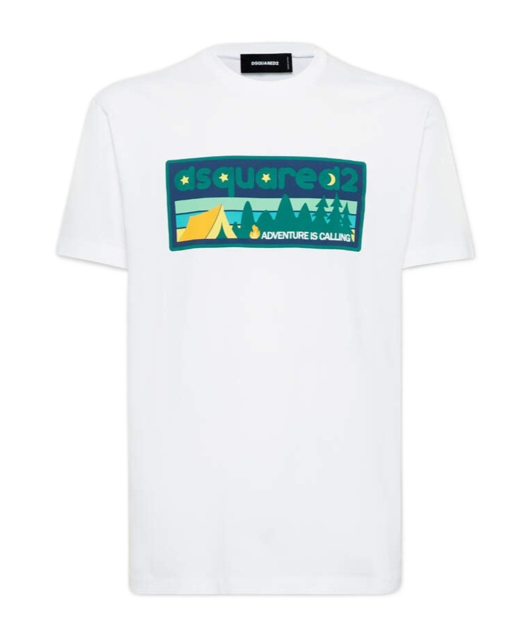 Dsquared2 Cool Fit Cotton T-shirt In White
