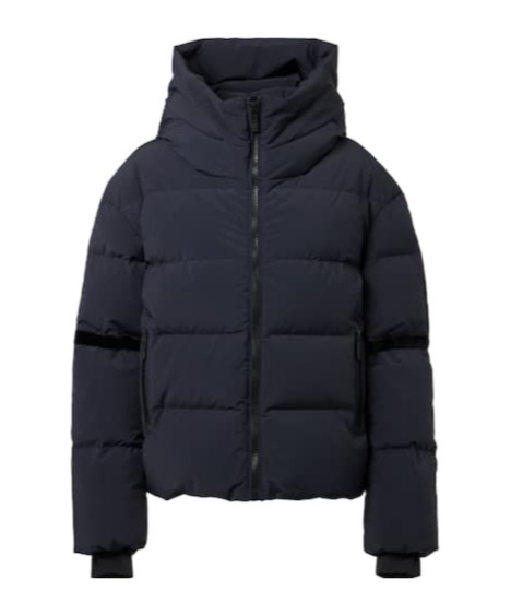 Fusalp Barsy Velvet-trimmed Down Ski Jacket In Blue