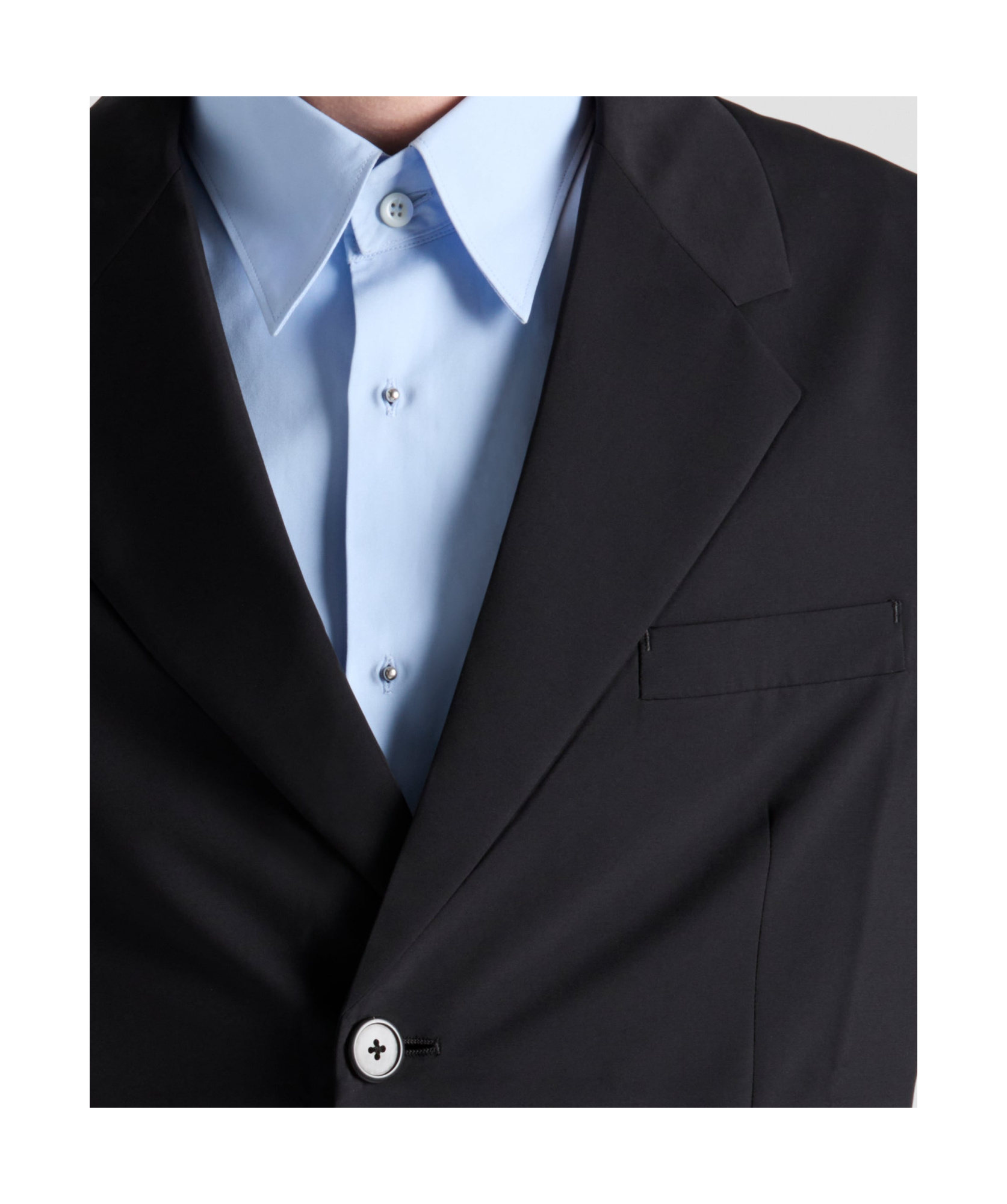 PRADA SINGLE-BREASTED WOOL BLEND JACKET