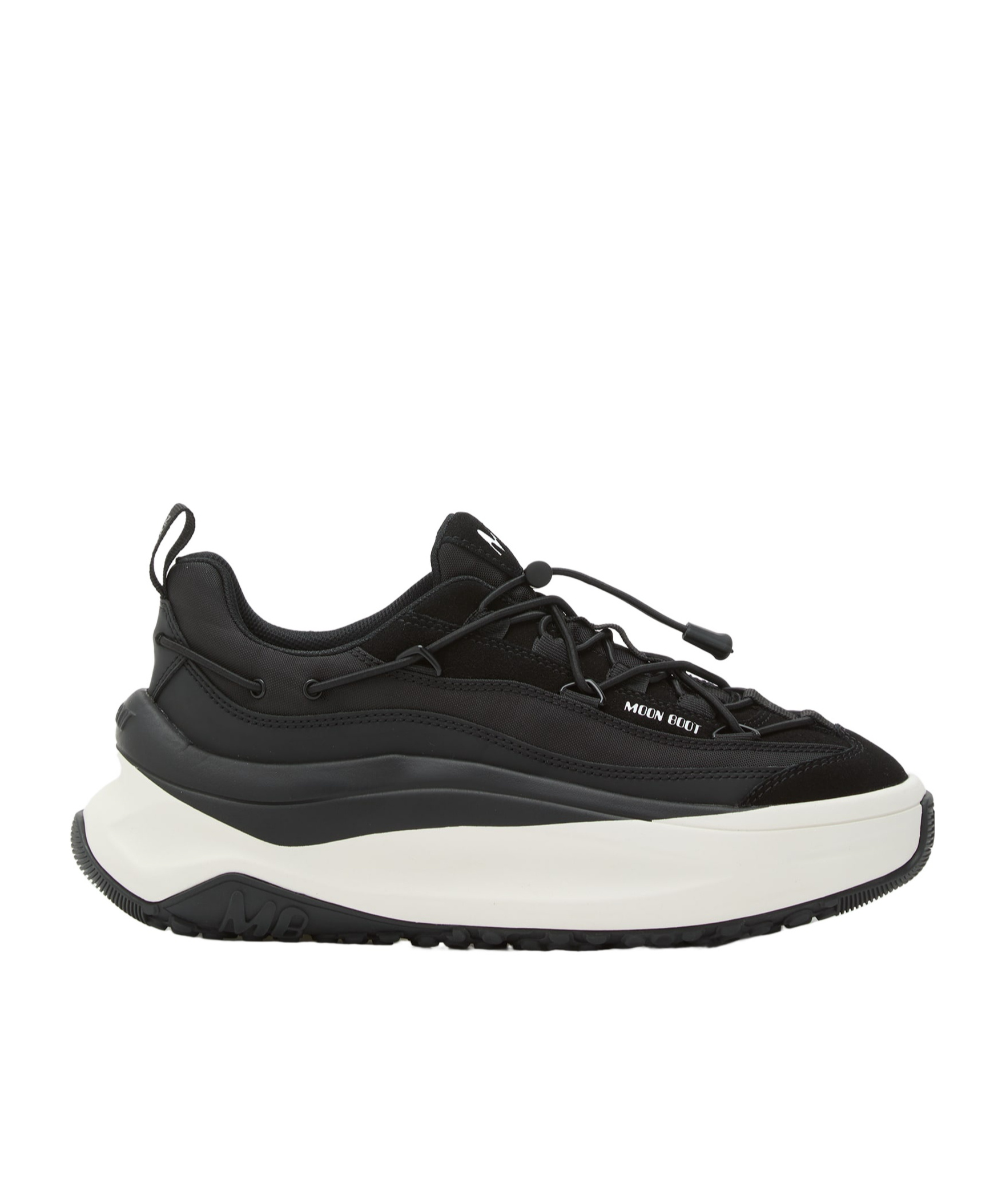 Moon Boot Logo-embellished Platform Sneakers In Black