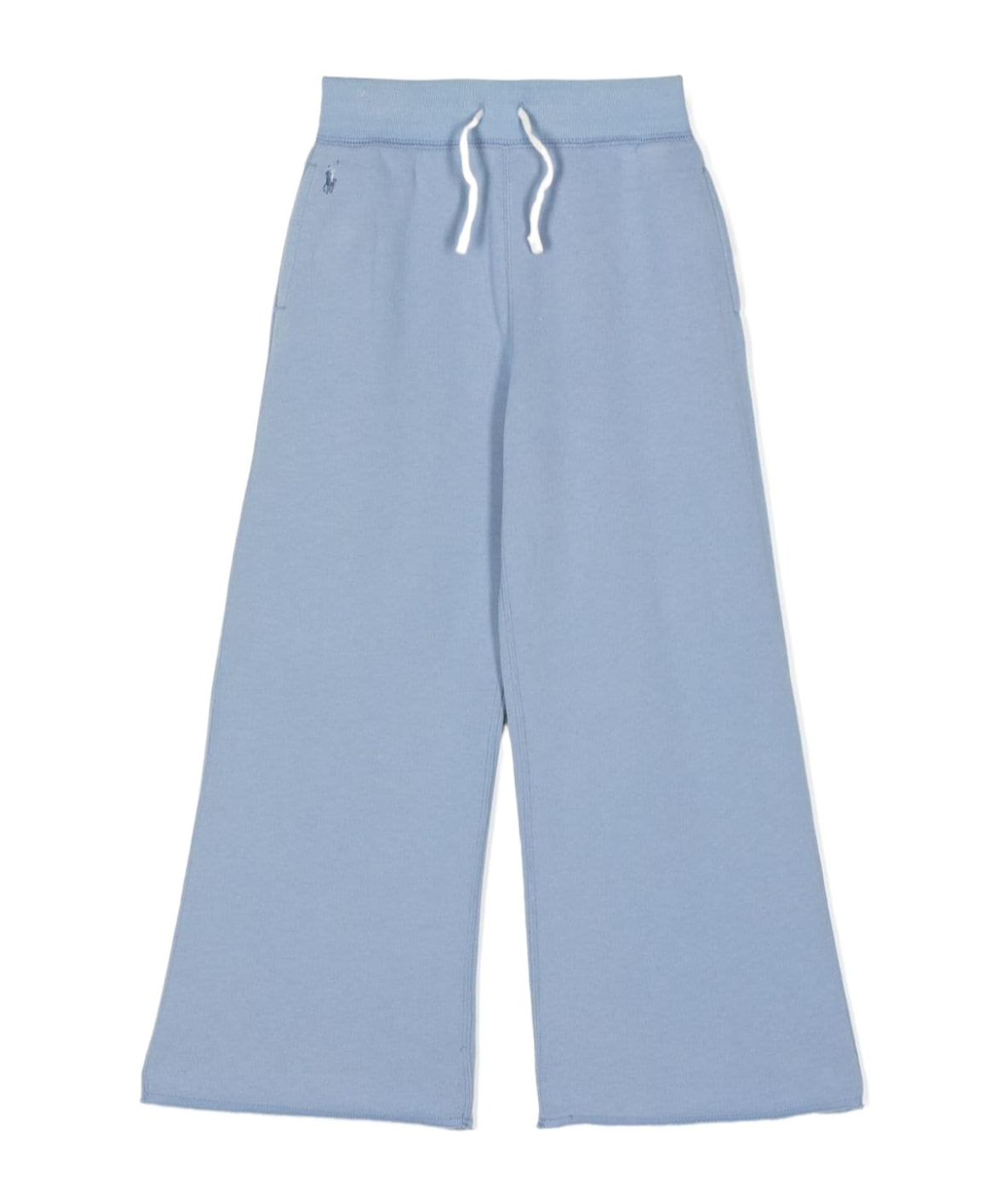 Polo Ralph Lauren Wide-leg Jersey Trousers In Blue