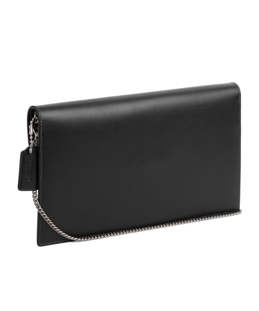 Coach Essential Chain Shoulder Strap Clutch In Black